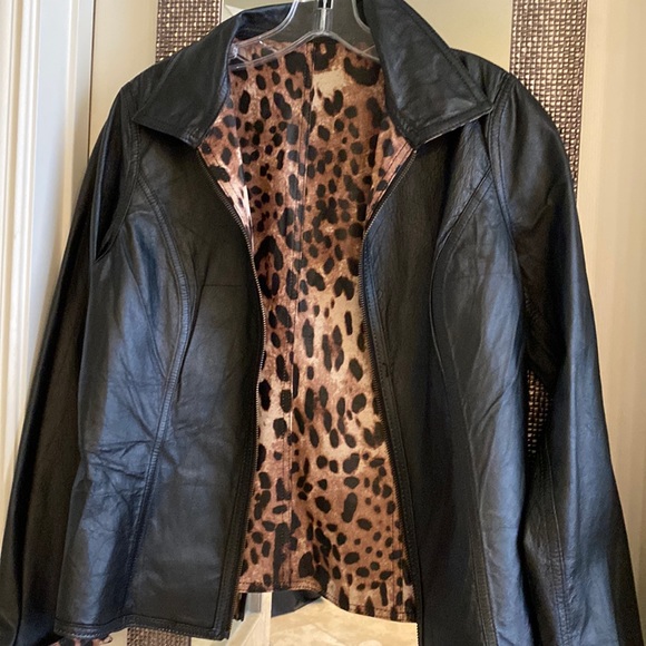 YKK Jackets & Coats Reversible Leather Jacket Poshmark